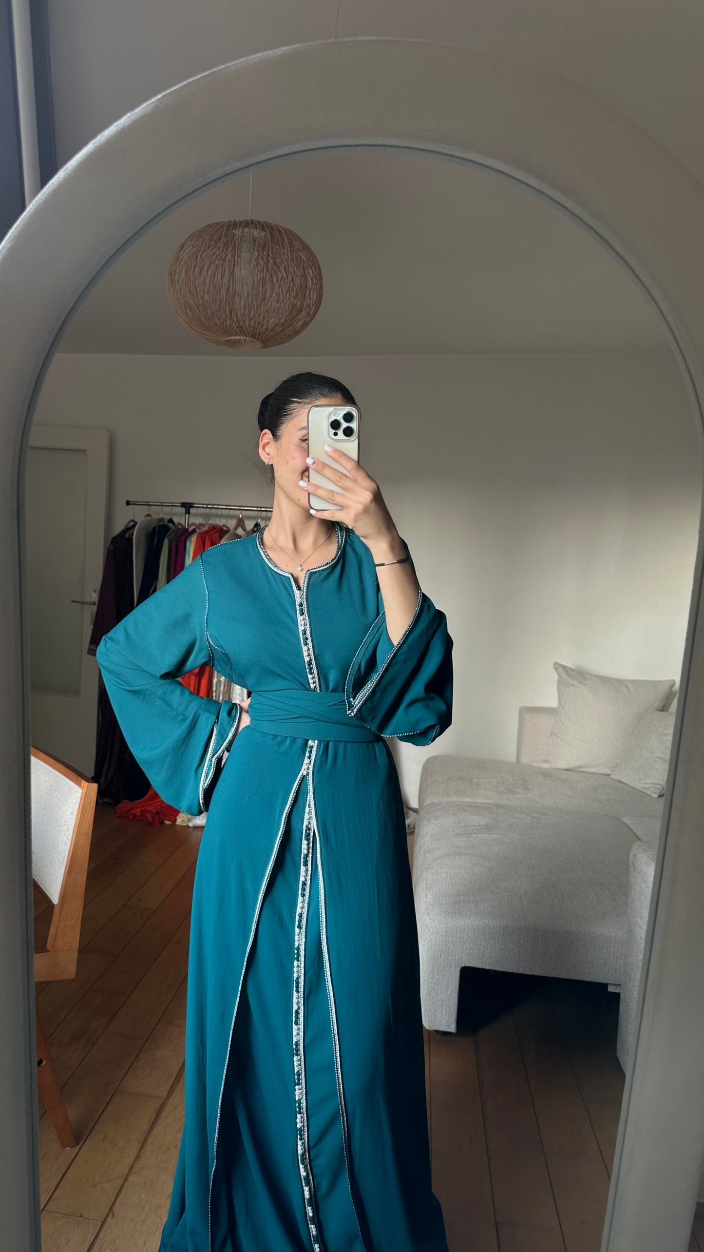 Le Caftan Bleu Canard