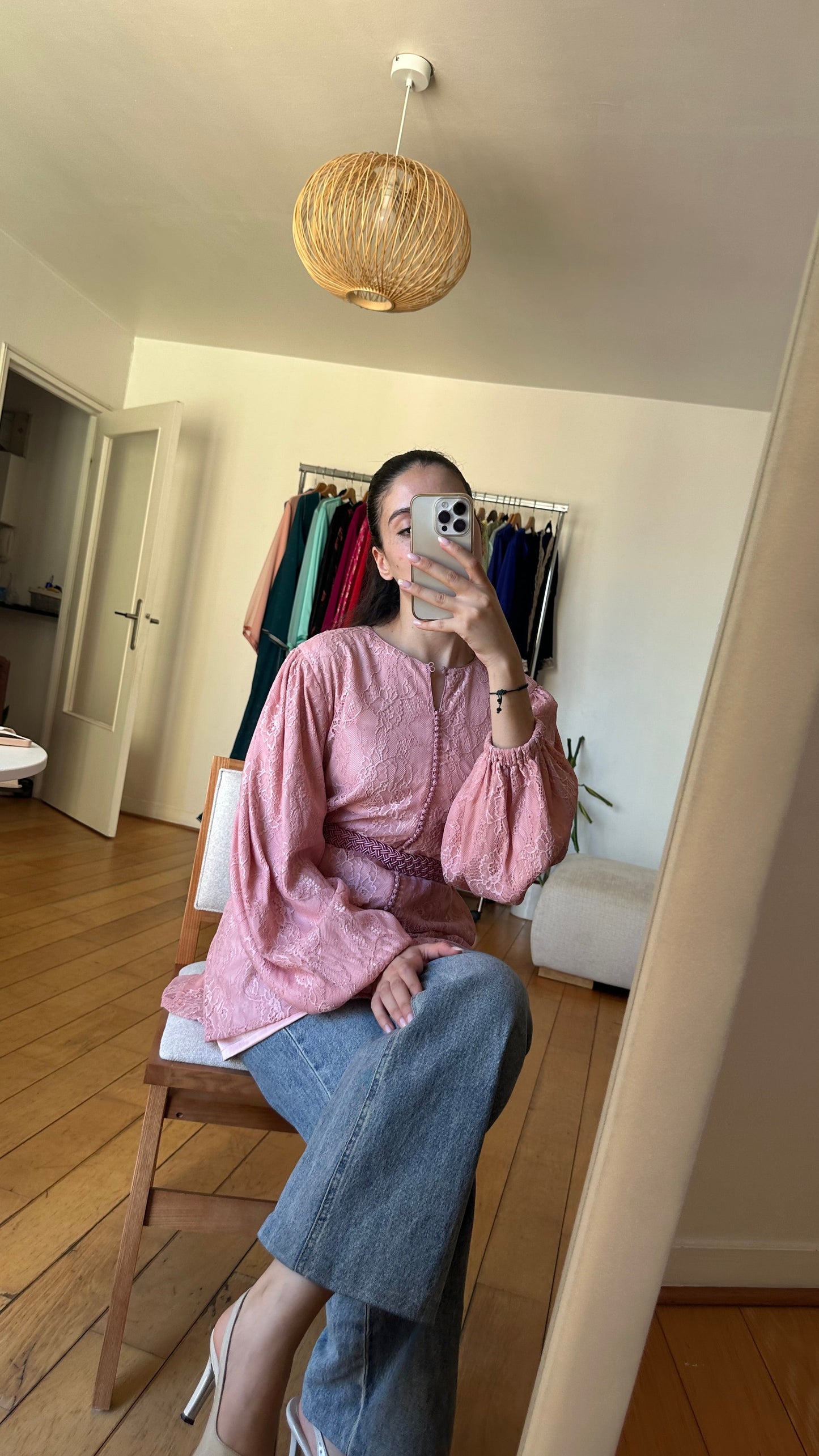 Pink Traditional "Rêve d'Orient" Top