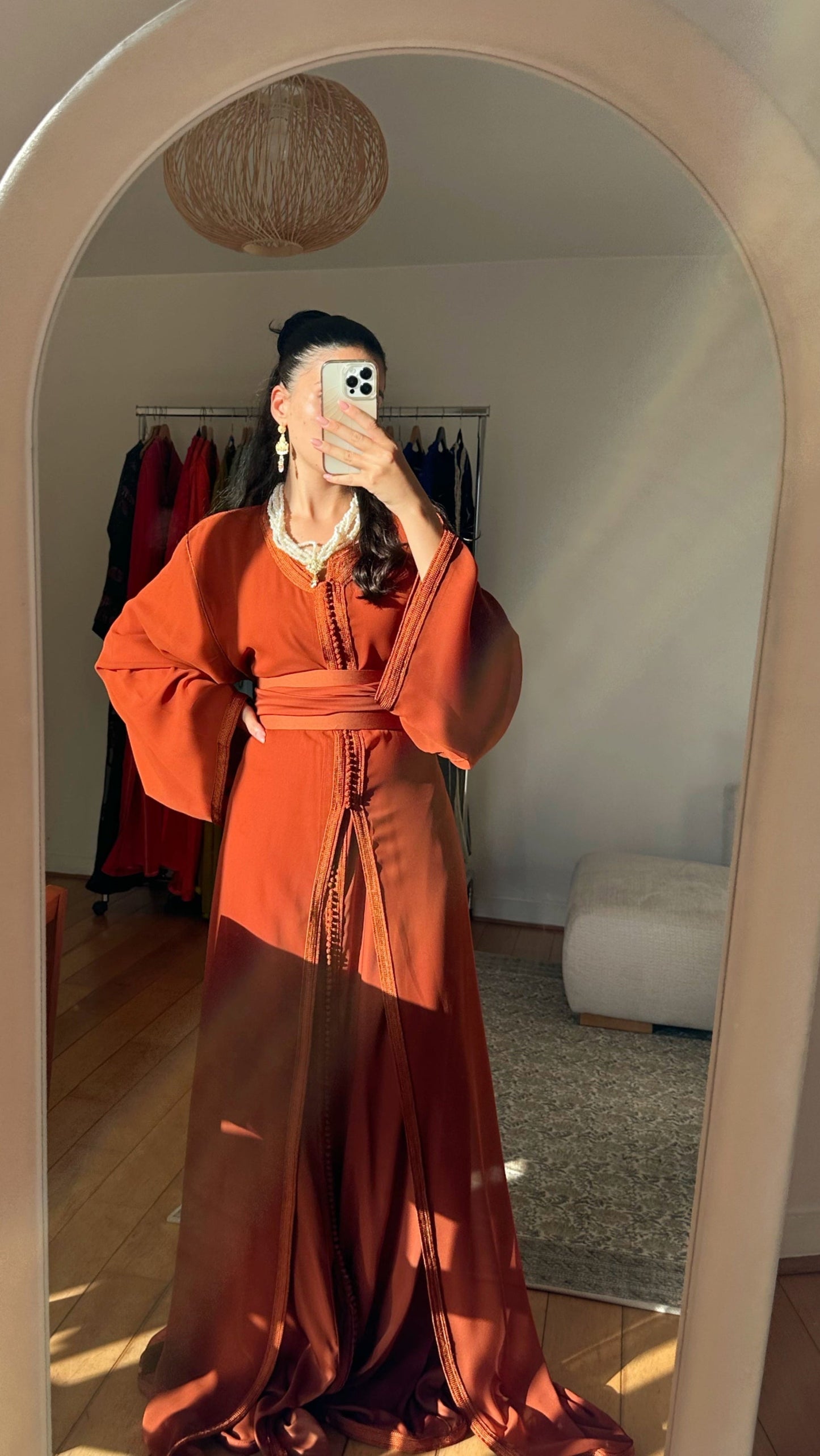 The Chocolate Brown Caftan