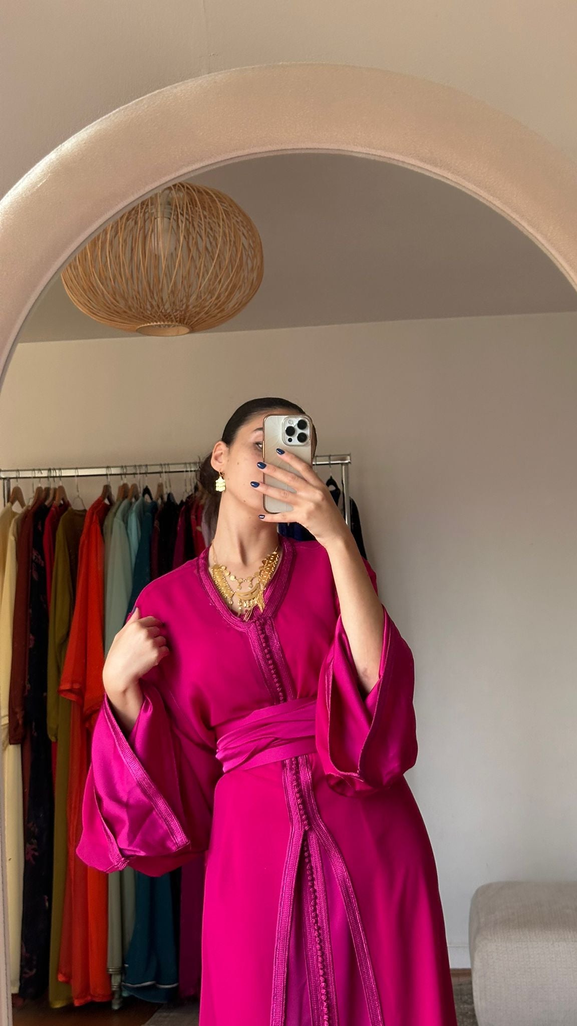 Caftan Fuchsia Glow