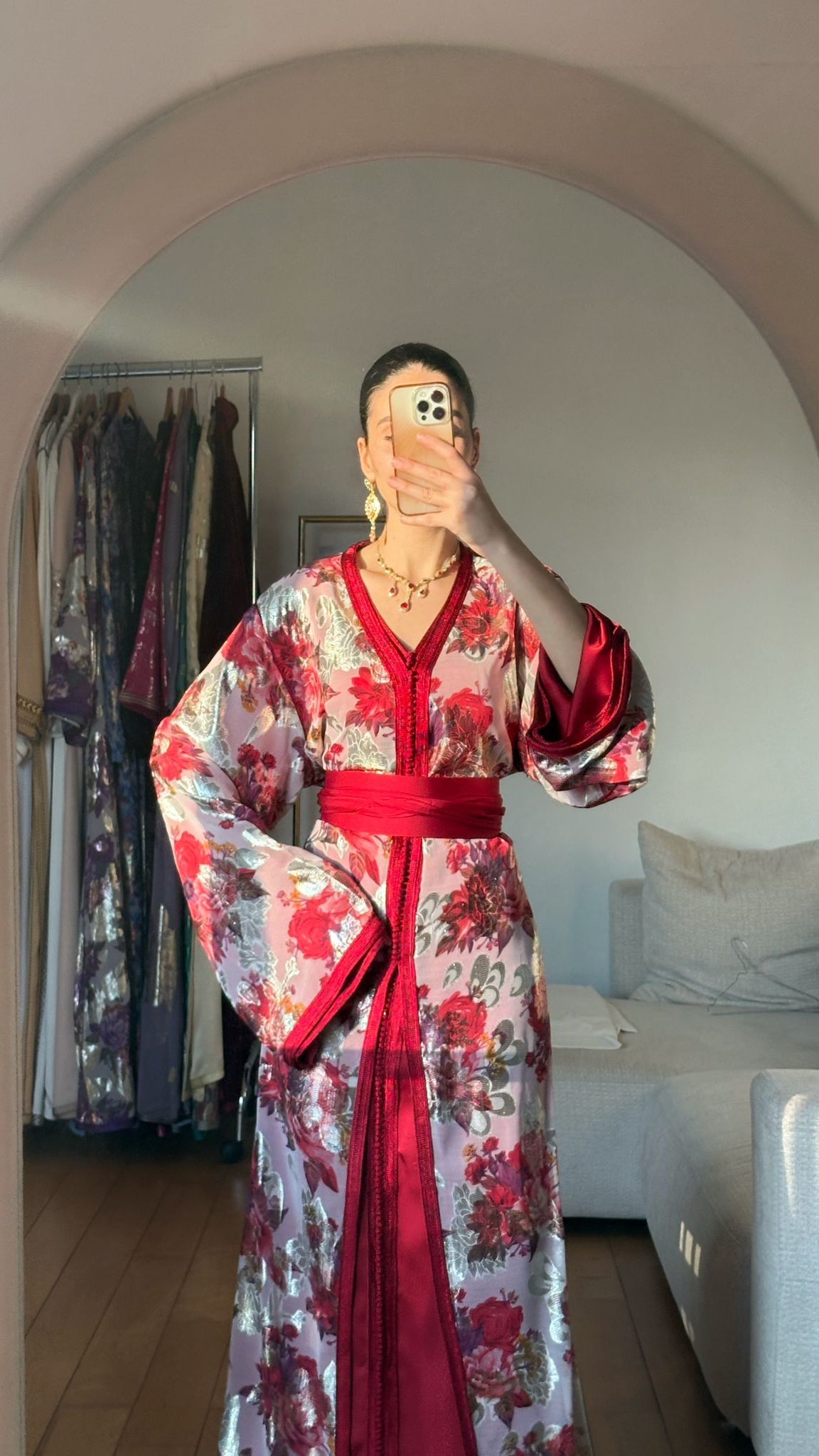 Caftan Jardin de Rubis