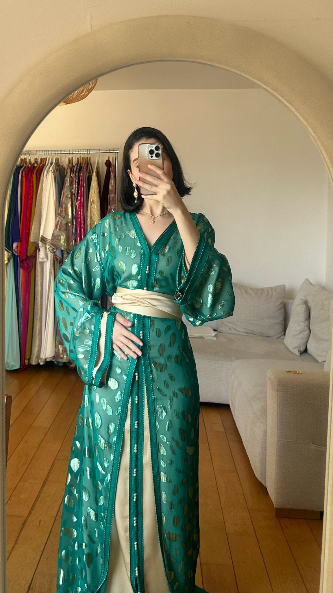 Caftan Jardin d’Émeraude