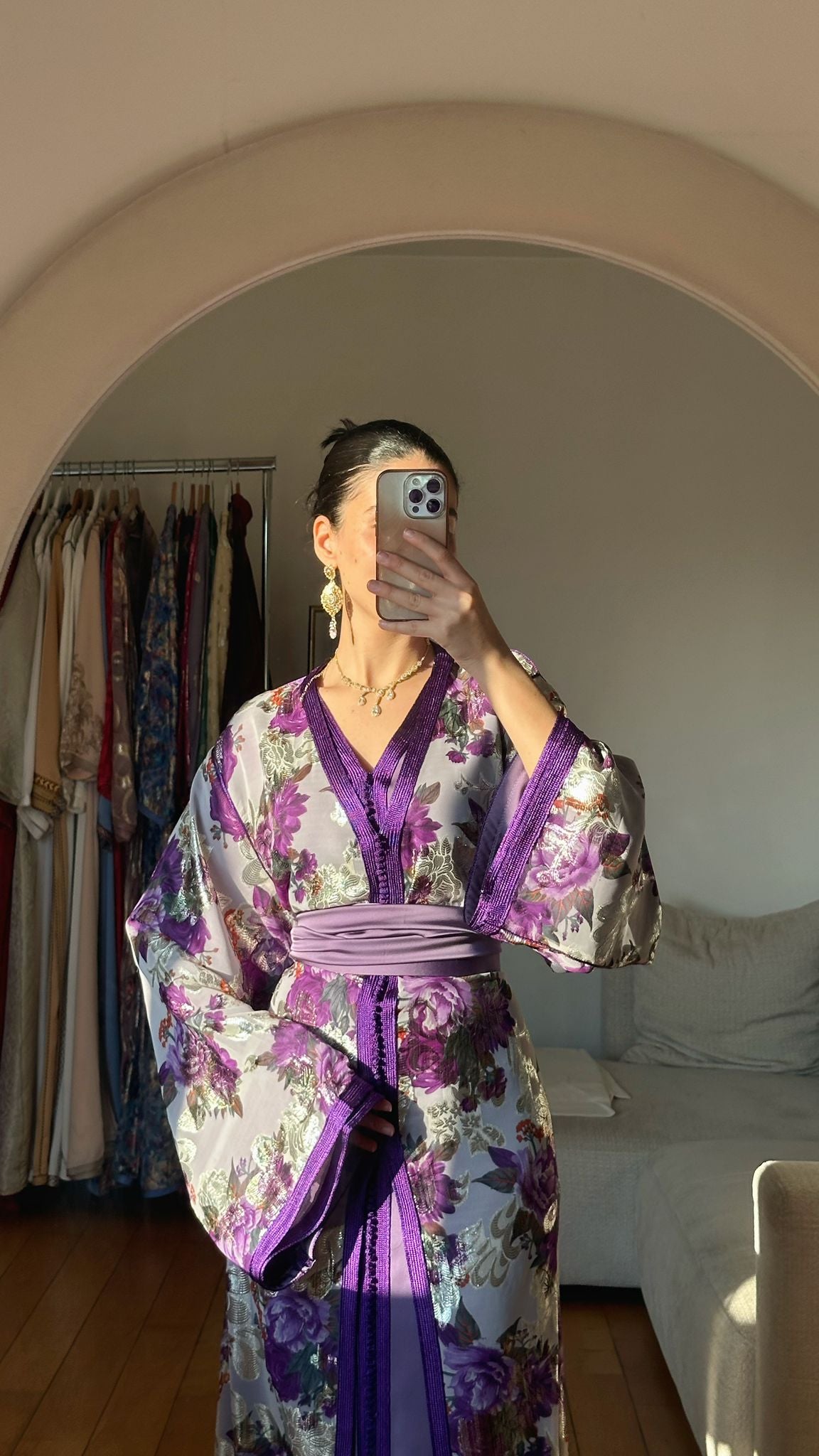 Caftan Jardin Violet