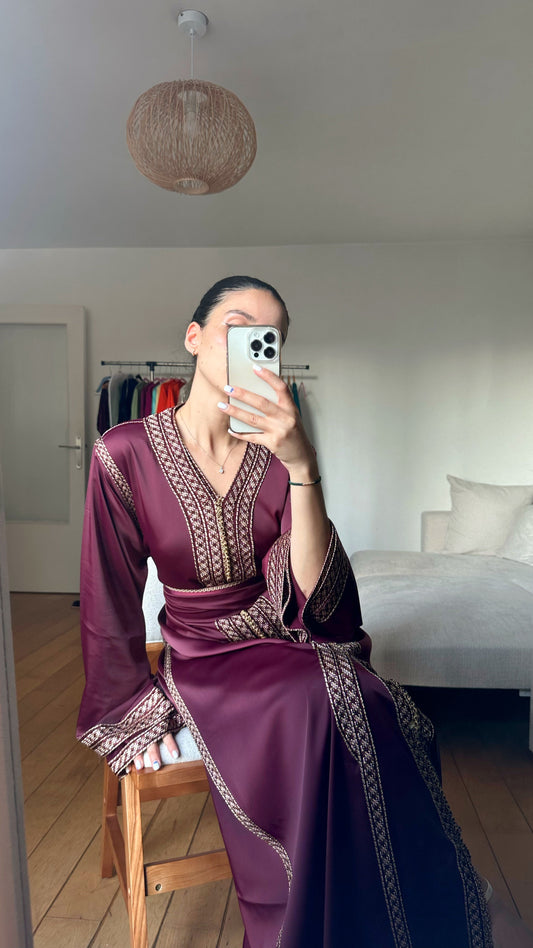 The Royal Garnet Caftan
