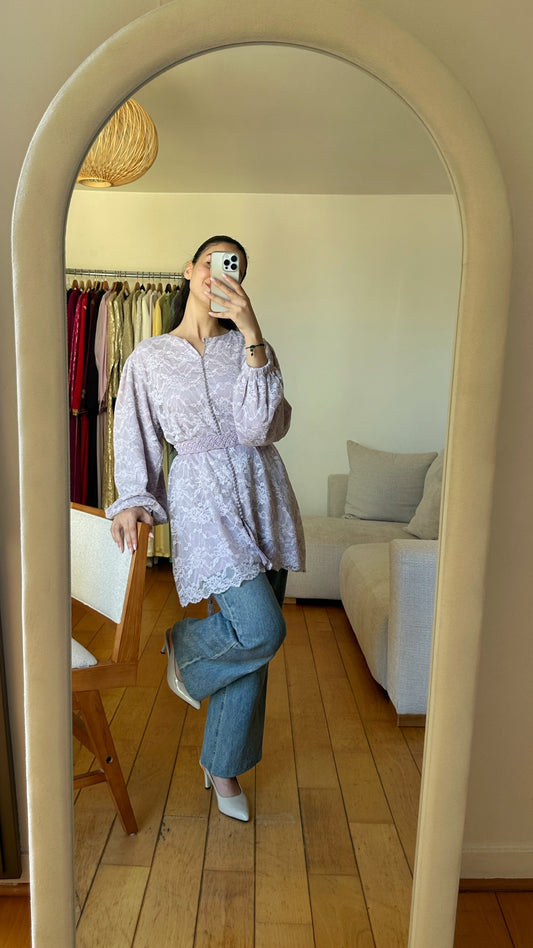 Lilac Traditional "Oriental Dream" Top