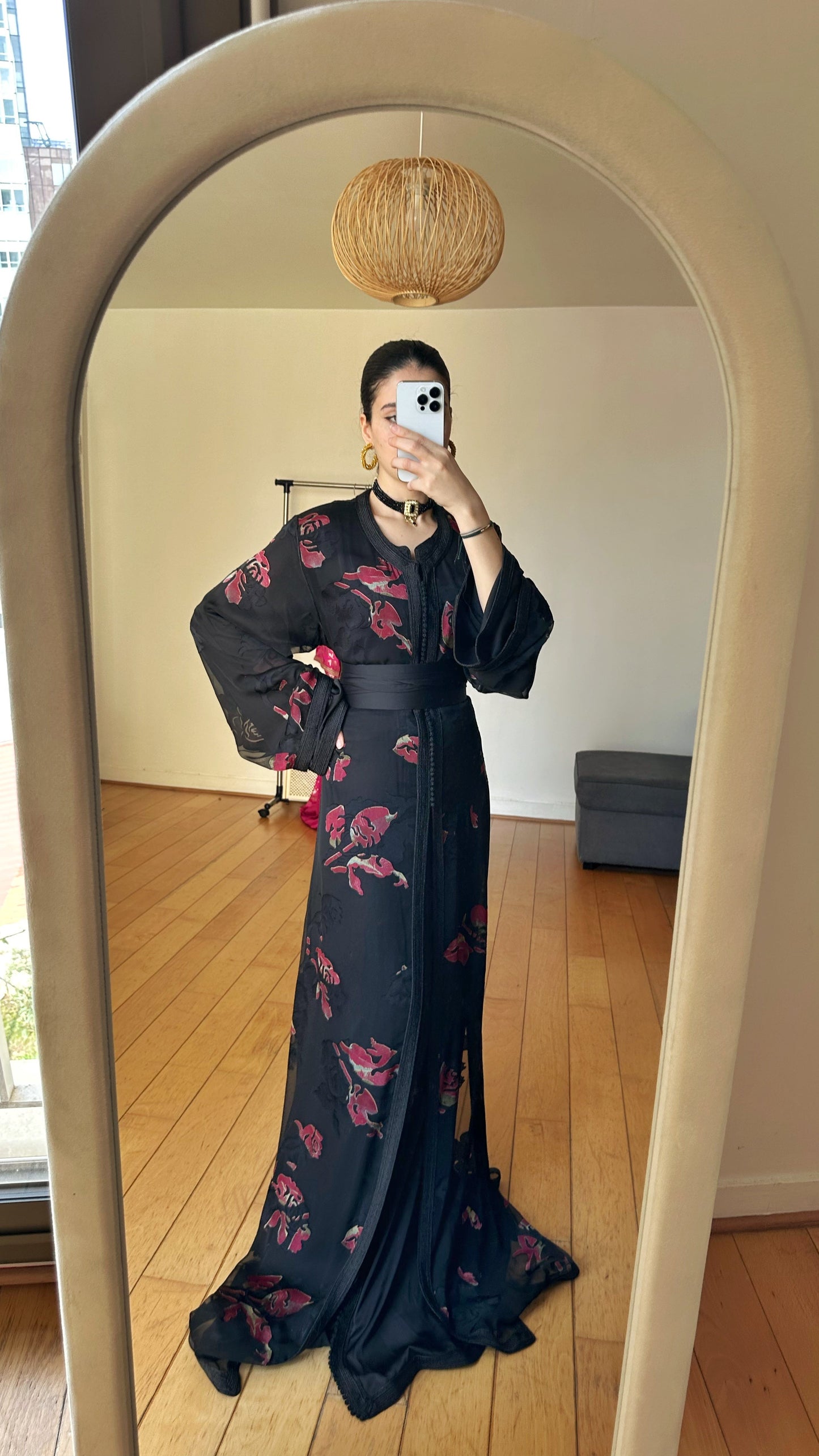 The Night Flower Caftan