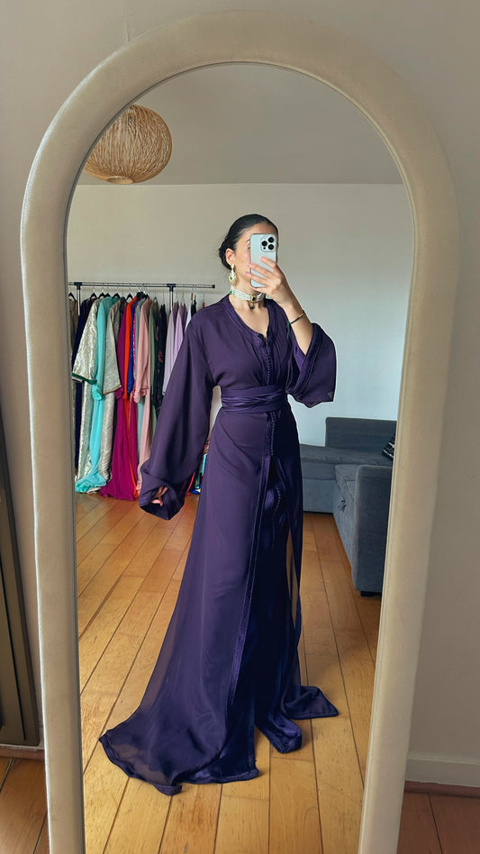 The Aubergine Caftan