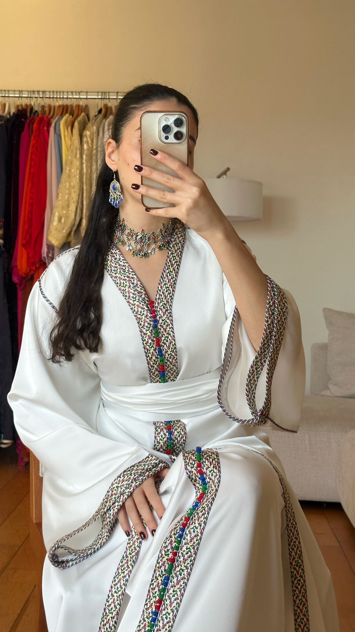Caftan Amazigh Blanc